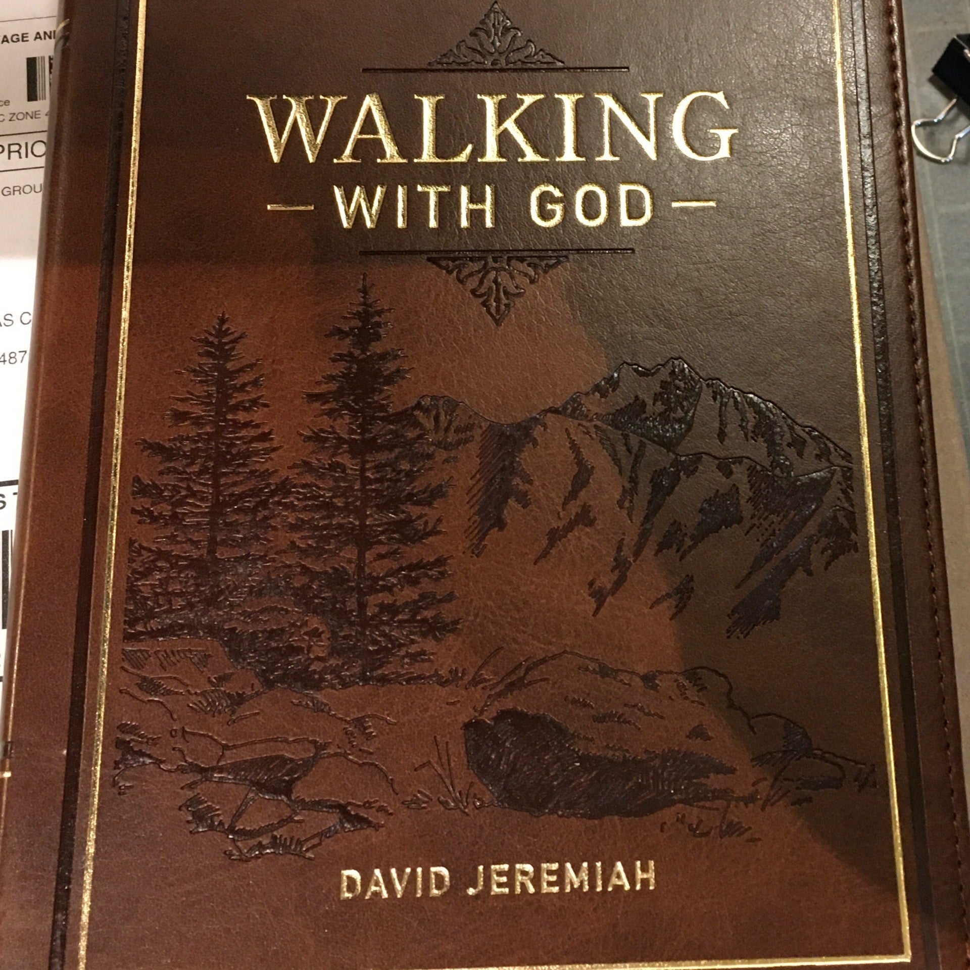 WALKING WITH GOD DEVOTIONAL / DAVID JEREMIAH Journey Canvas Company